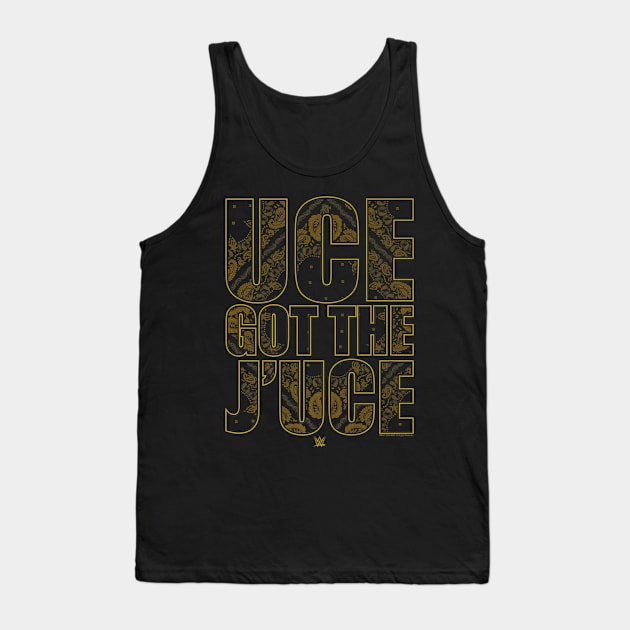 The Bloodline Usos Uce Got The J'uce Patterned Text Logo Tank Top by Holman